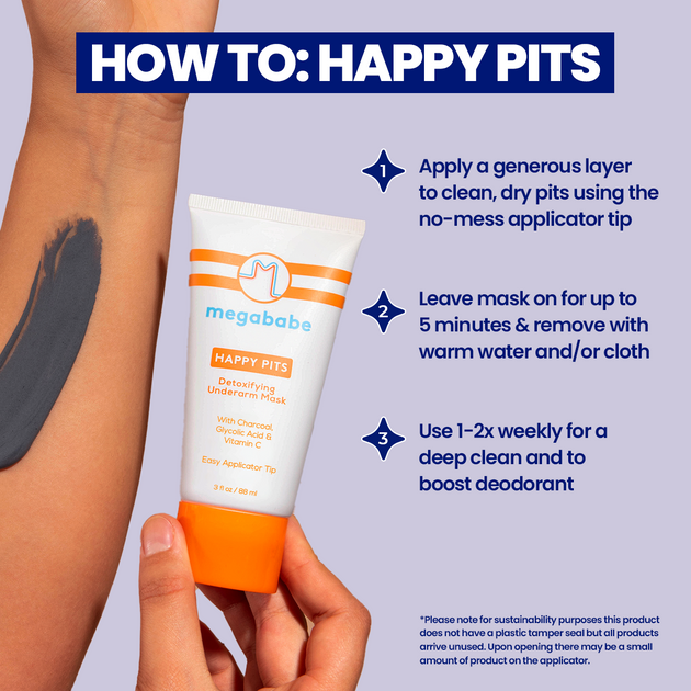 Happy Pits Underarm Mask – Megababe