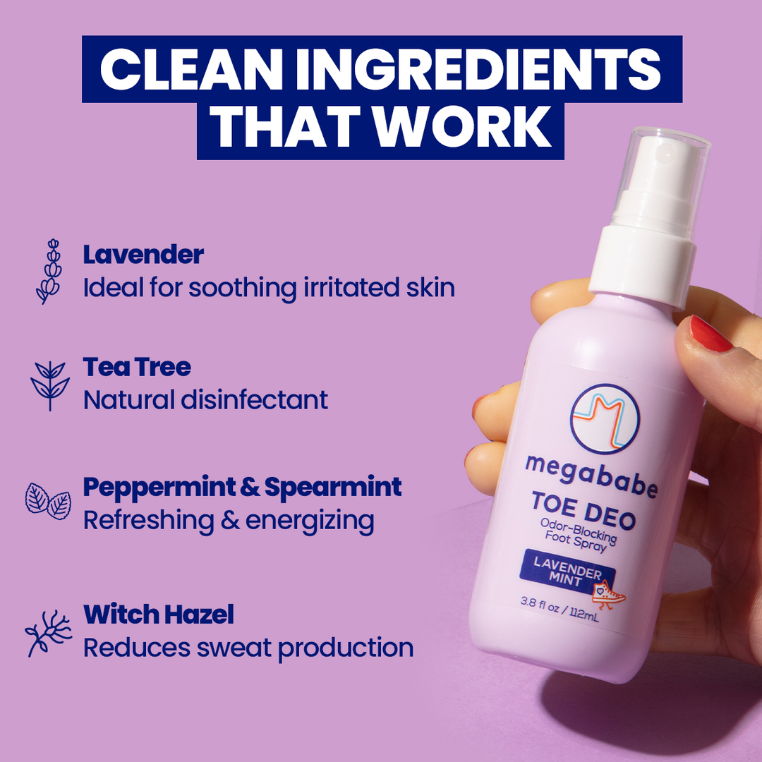 Toe Deo Foot Spray – Megababe